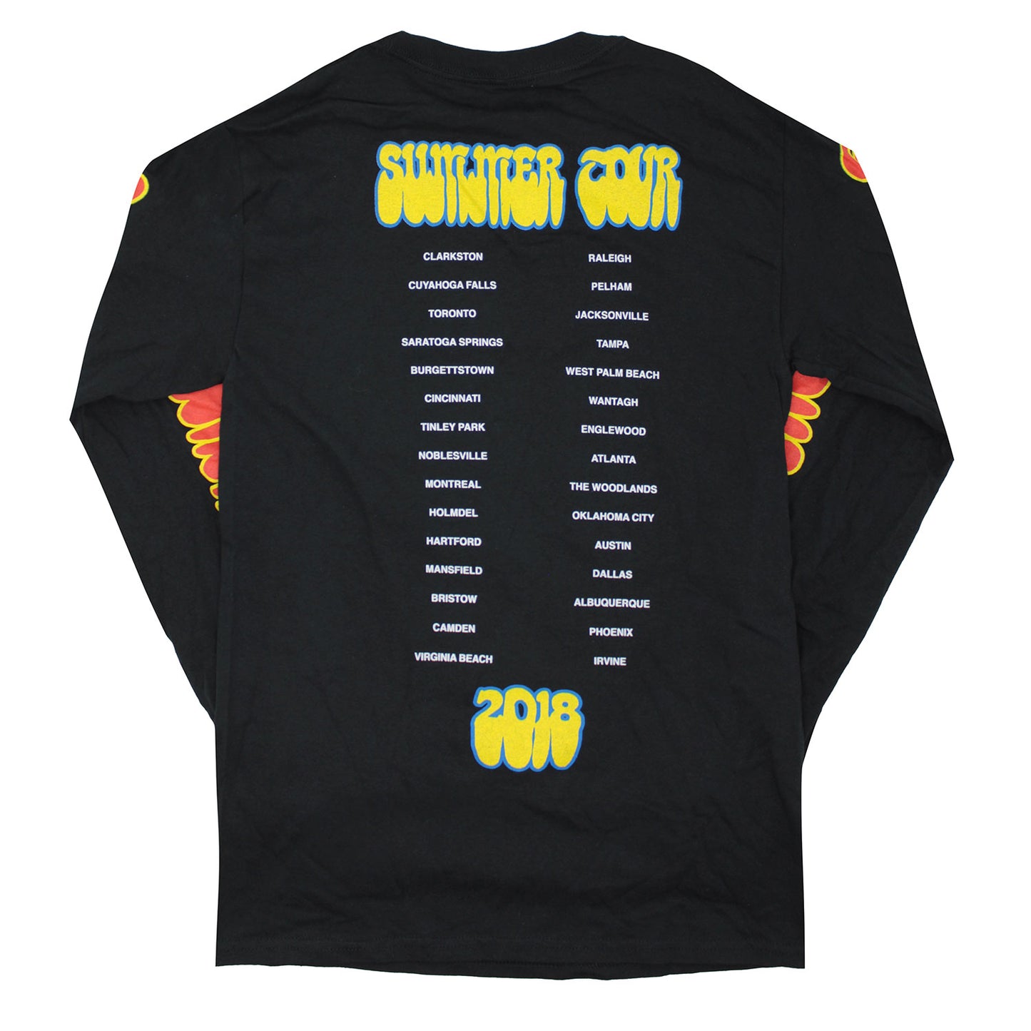 Rae Sremmurd Dazed & Blazed Summer Tour 2018 Long Sleeve Back