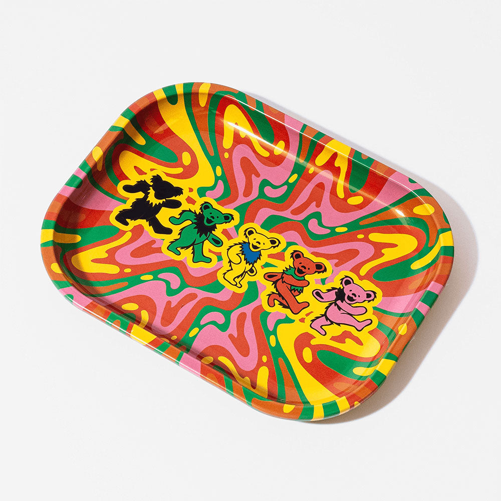 Grateful Dead Tin Rolling Tray - Small Dancing Bears Tray