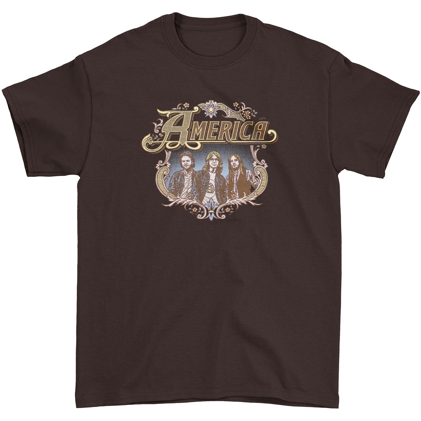 America Band Badge T-shirt Front