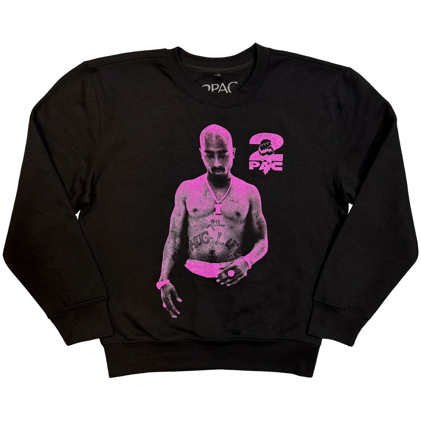 Tupac Thuglife Purple Sweatshirt Front