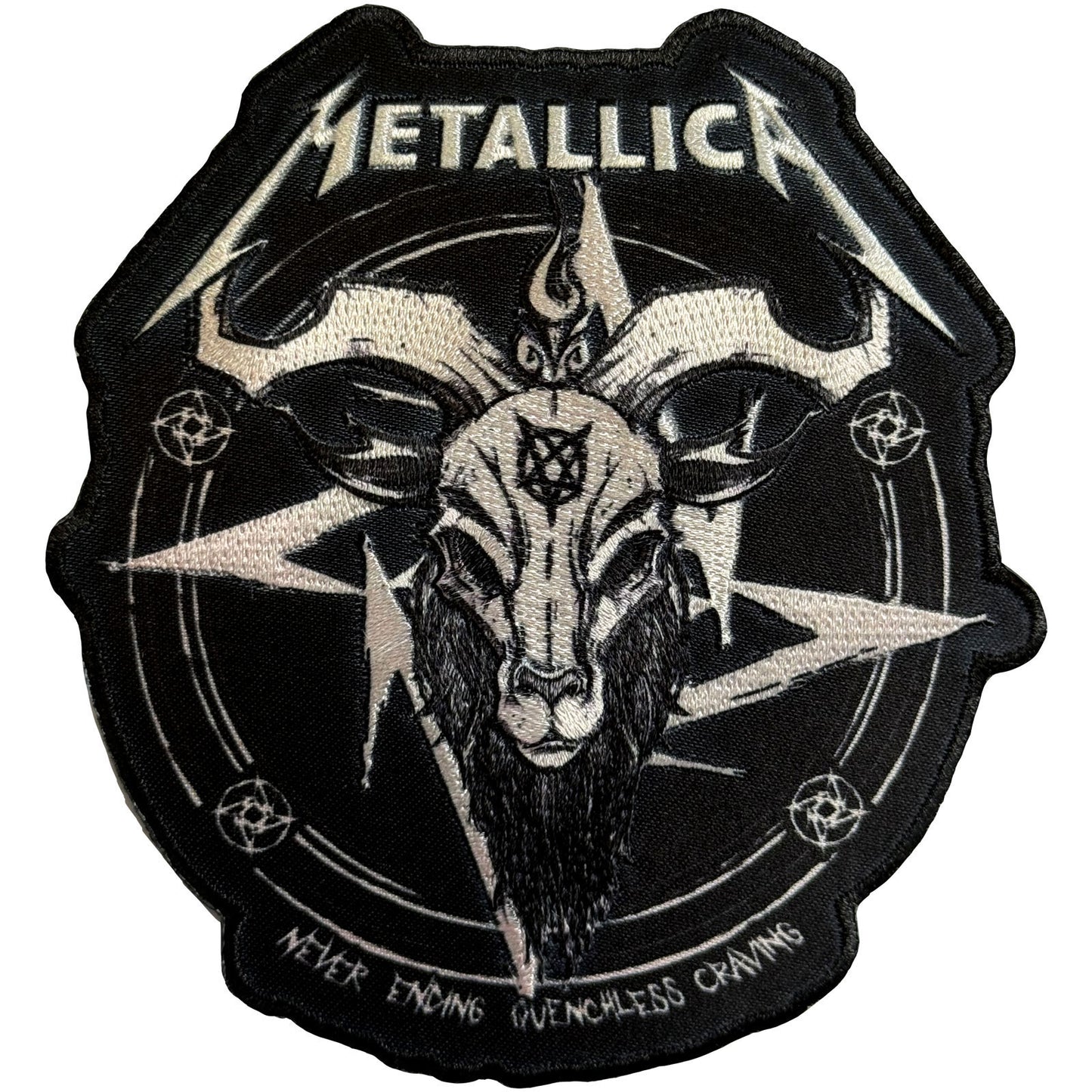 Metallica Darkness Son Woven Patch Front