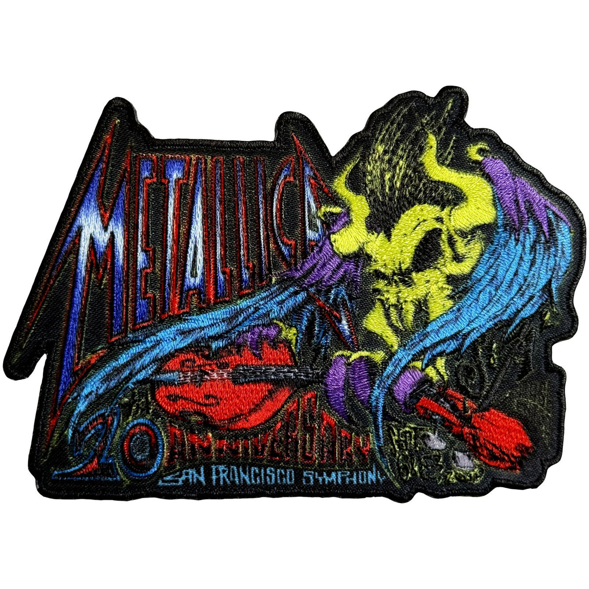 Metallica Fillmore S & M Poster Woven Patch Front