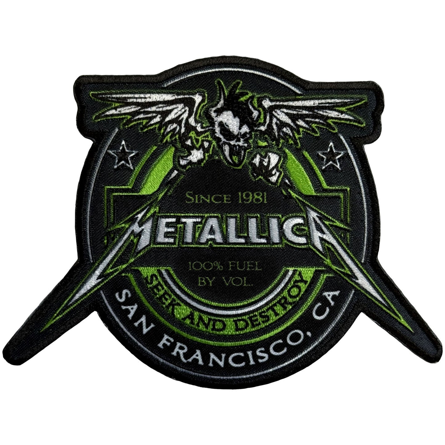 Metallica Fuel Woven Patch Front