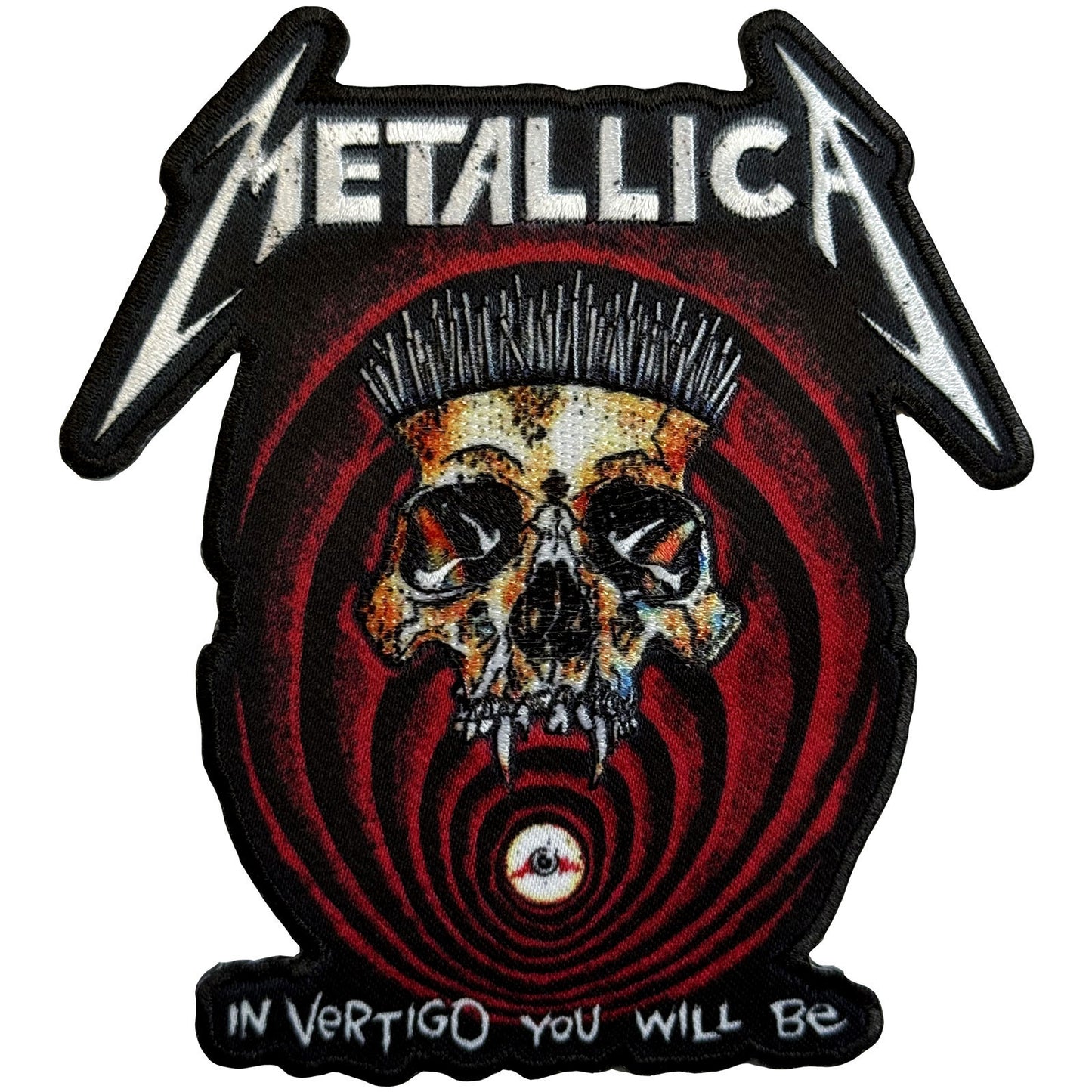 Metallica In Vertigo Detail Woven Patch Front
