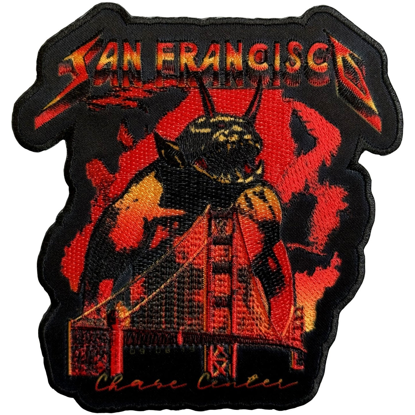 Metallica Jump In The Bay Bootleg Woven Patch Front
