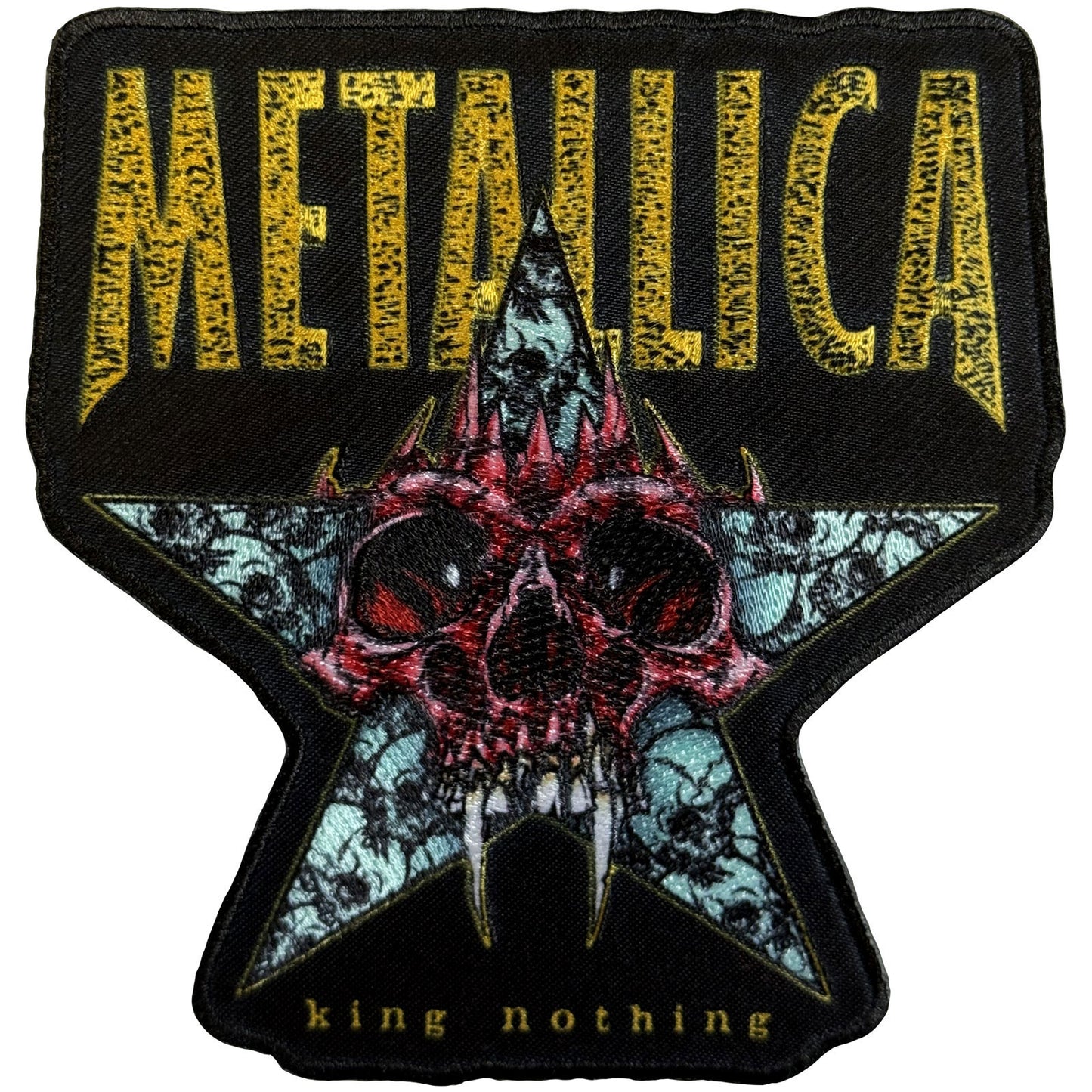 Metallica King Nothing Woven Patch Front