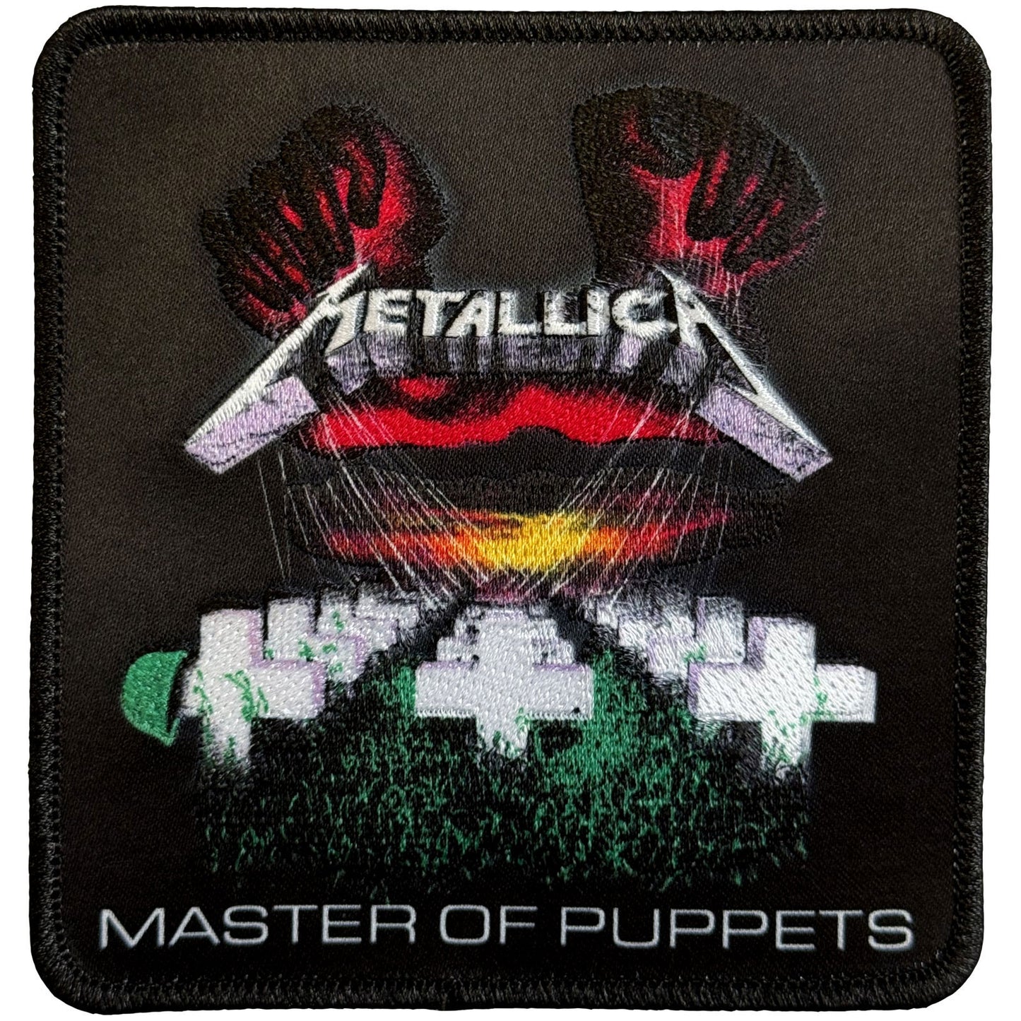 Metallica Master Of Puppets Classic Woven Patch Front