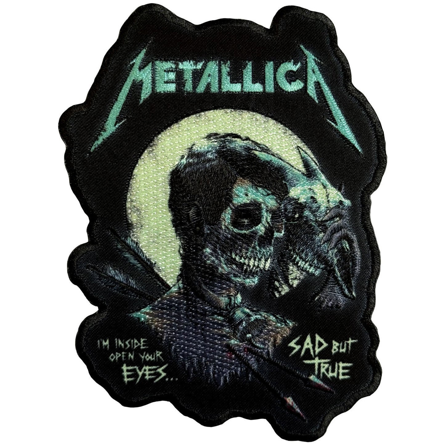 Metallica Sad But True Woven Patch Front