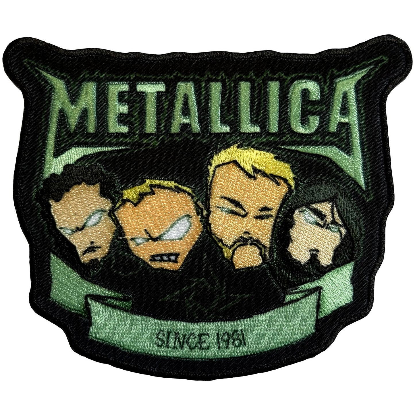 Metallica Squindo Since '81 Woven Patch Front