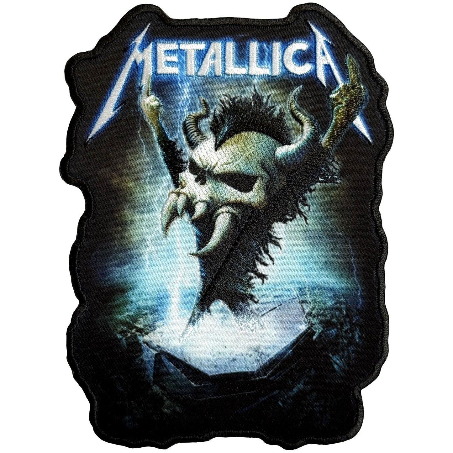 Metallica Stadium Scary Guy Woven Patch Front