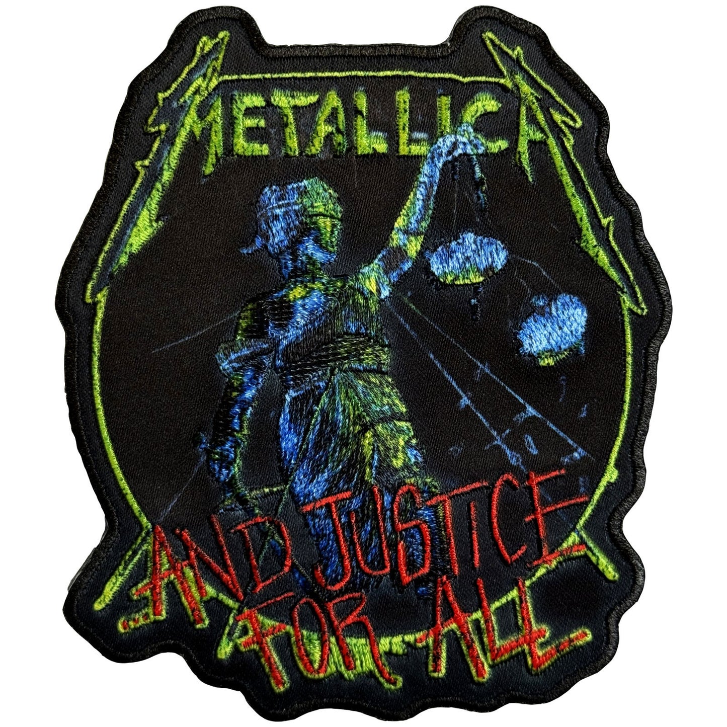Metallica Vintage Justice For All Woven Patch Front