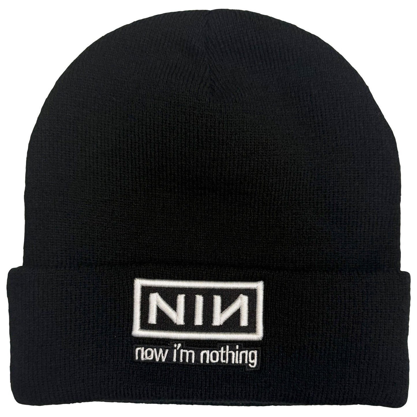 Nine Inch Nails Now I'm Nothing Beanie Front