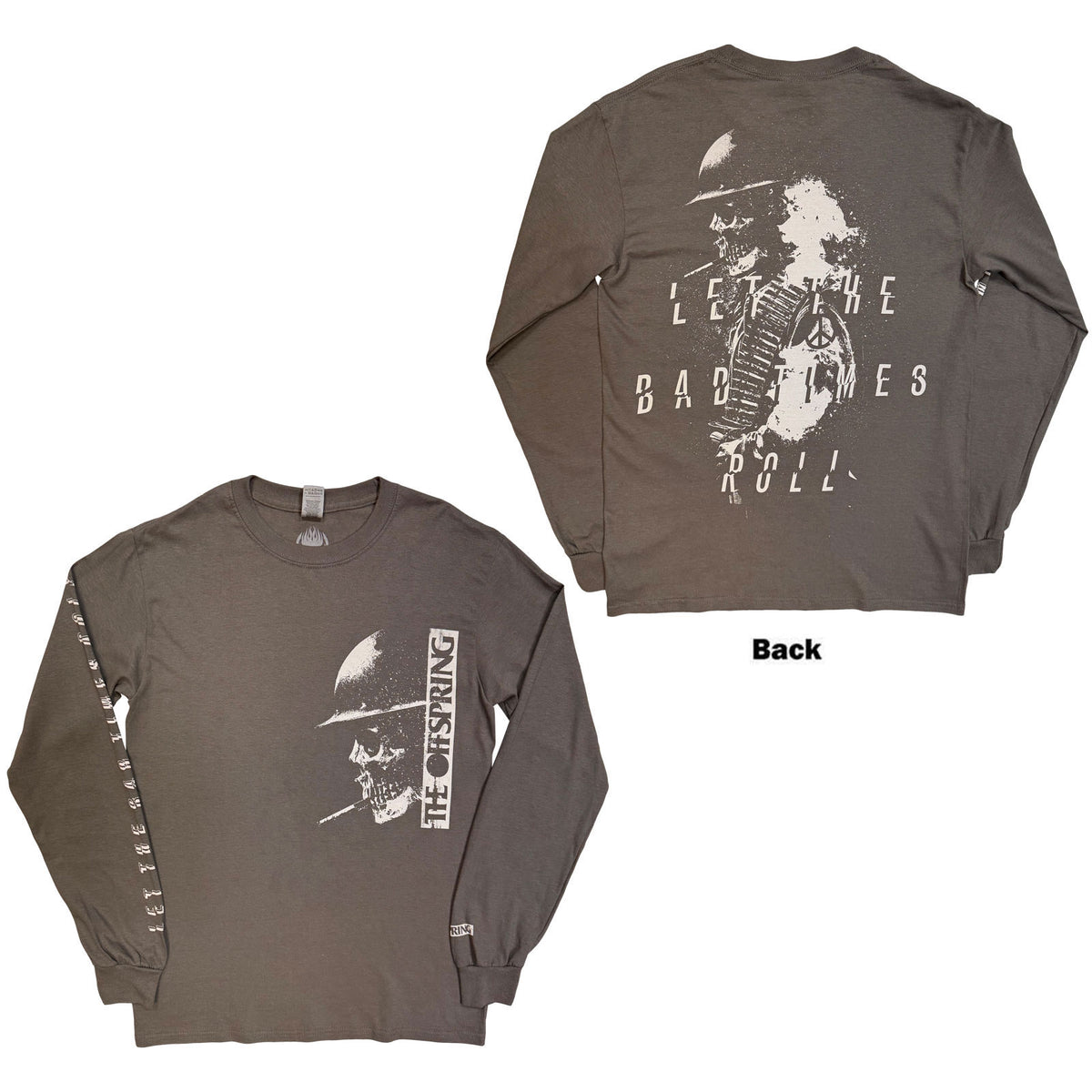 Offspring Skull Long Sleeve Front