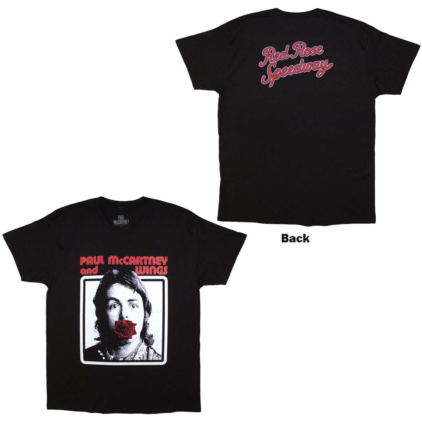 Paul Mccartney Red Rose Speedway T-shirt Front