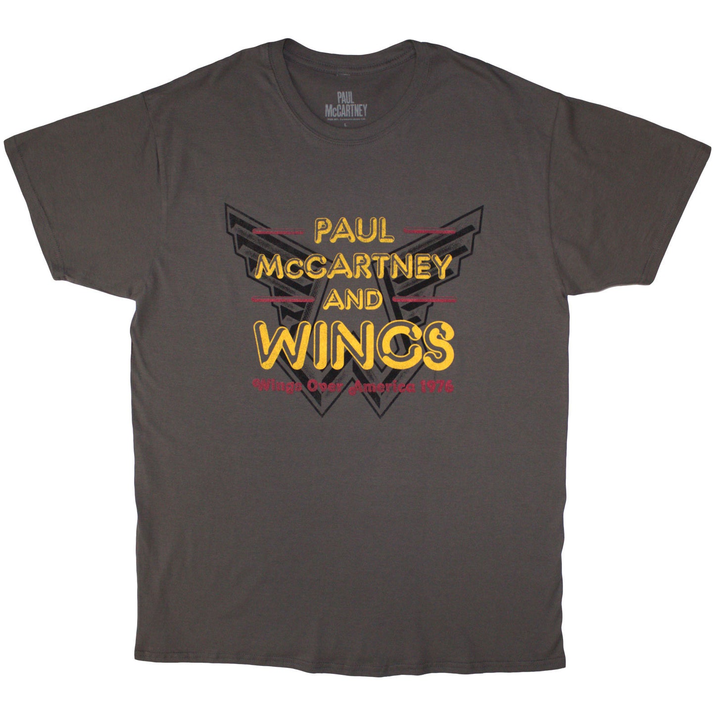 Paul Mccartney Wings Over America '76 T-shirt Front