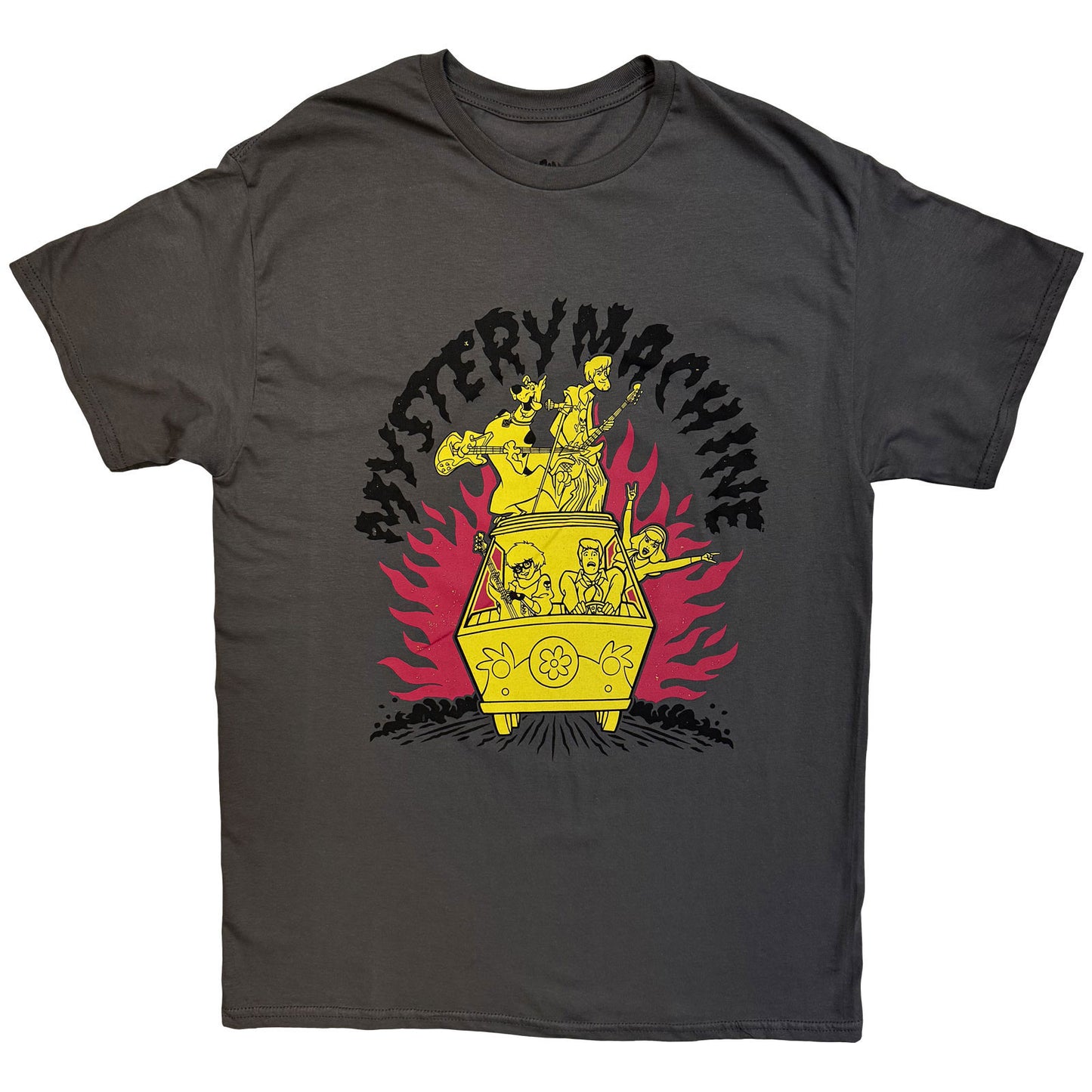 Scooby Doo Mystery Machine Flames T-shirt Front