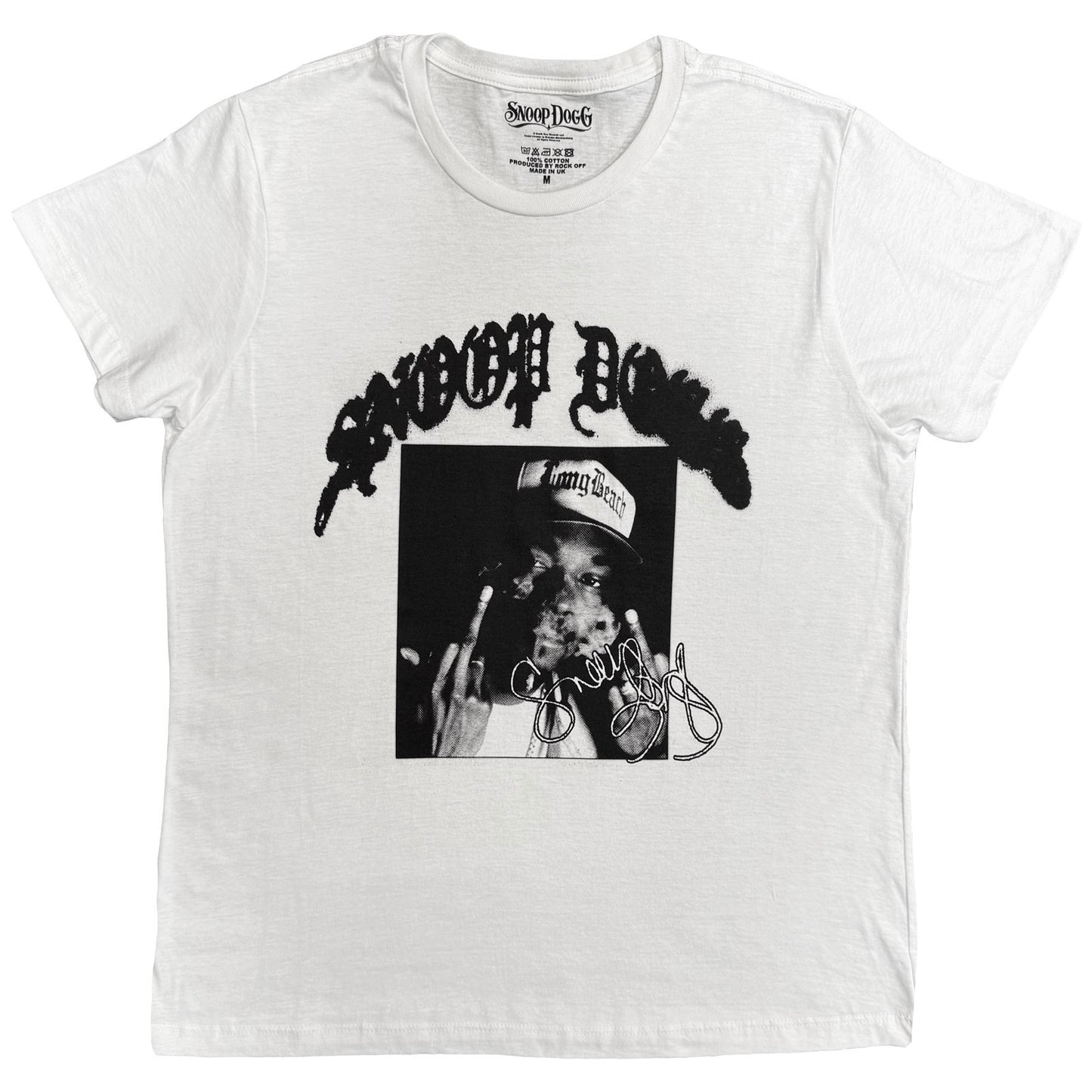 Snoop Dogg Middle Finger T-shirt Front