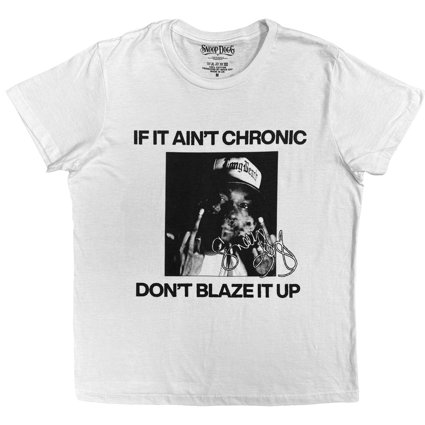 Snoop Dogg Chronic Signature T-shirt Front