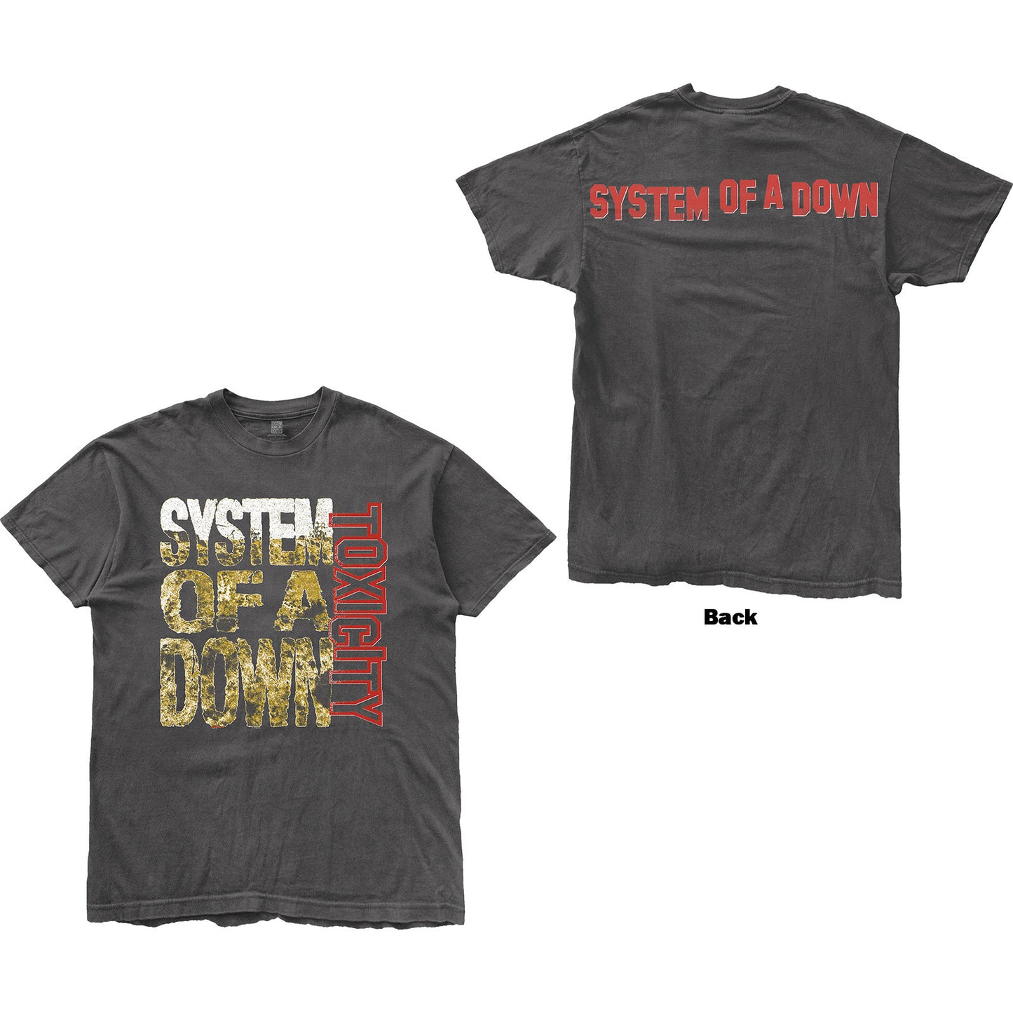 System Of A Down Toxicity Stack T-shirt Front