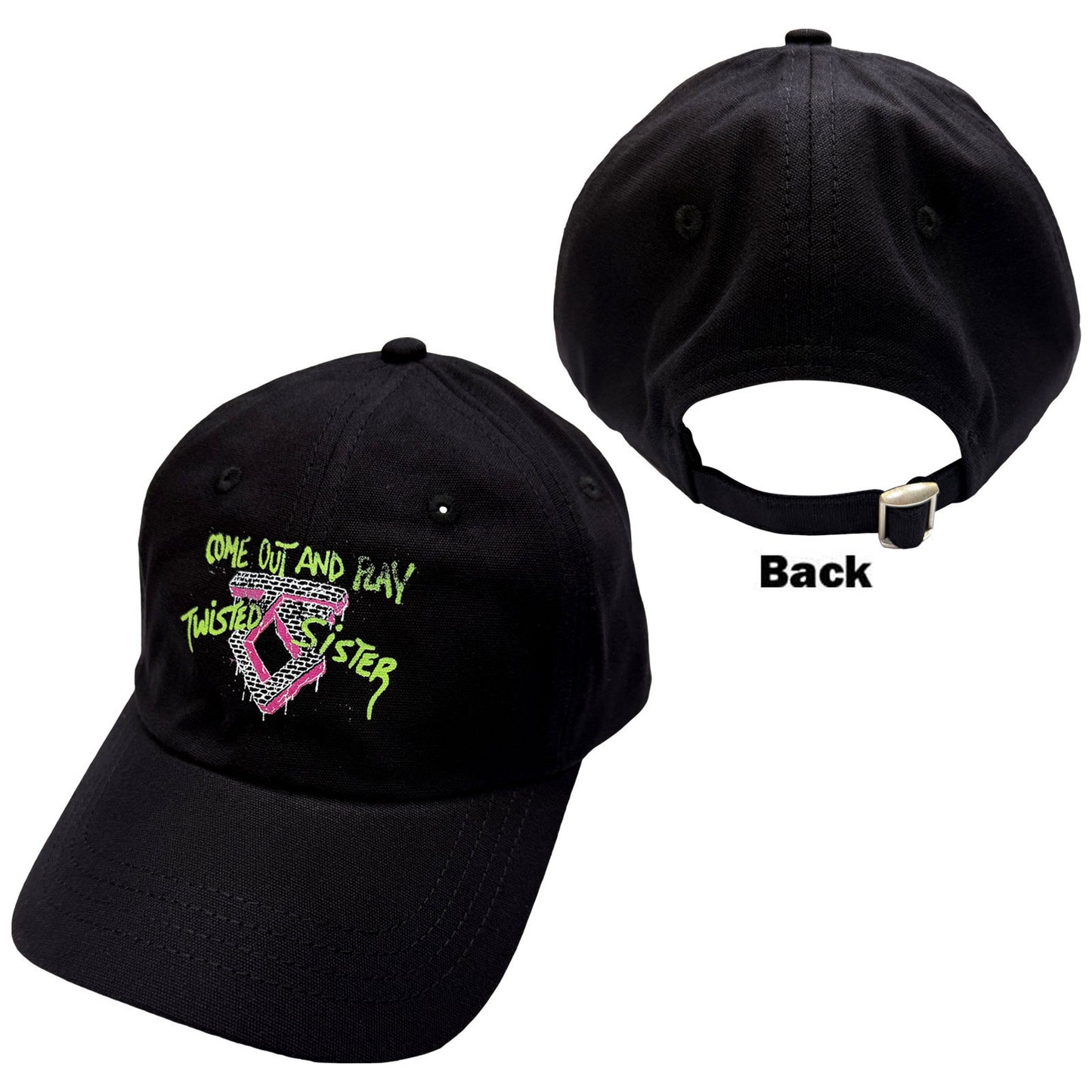 Twisted Sister Come Out Baseball Cap Front