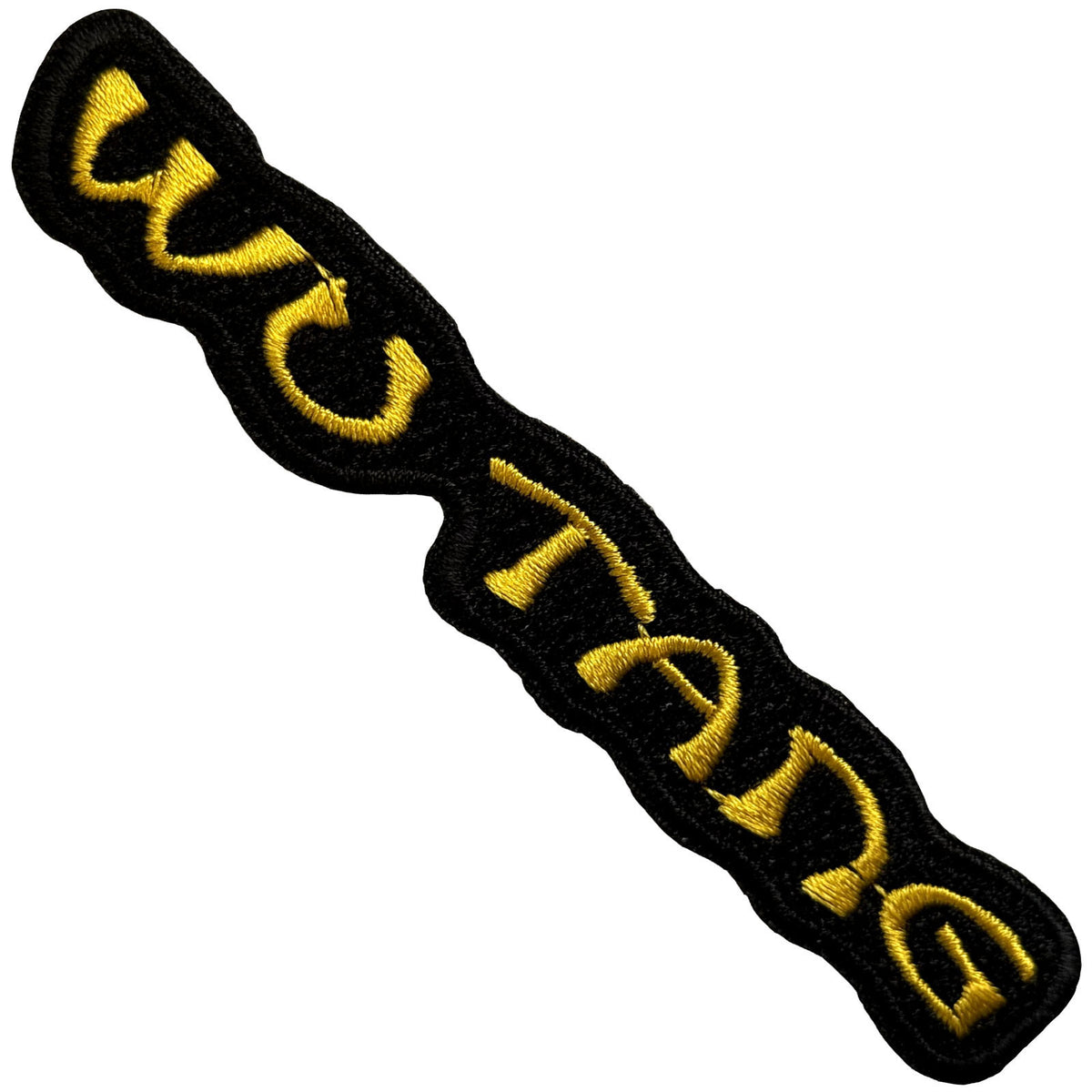 Wu Tang Clan Text Logo Woven Patch Front