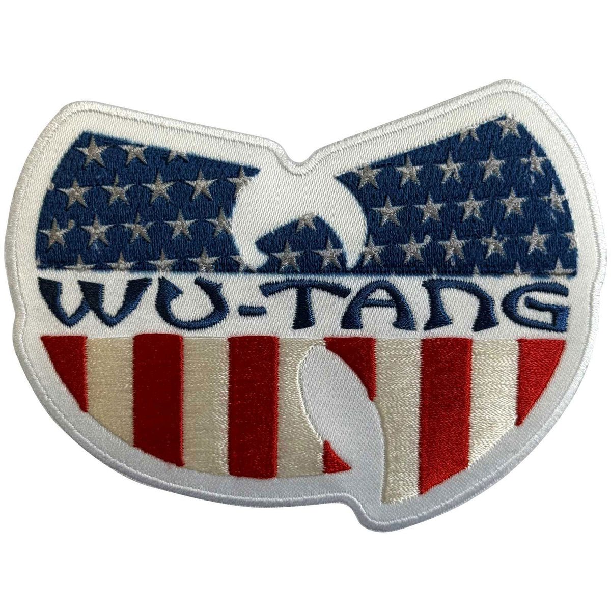 Wu Tang Clan Star-spangled Logo Woven Patch Front