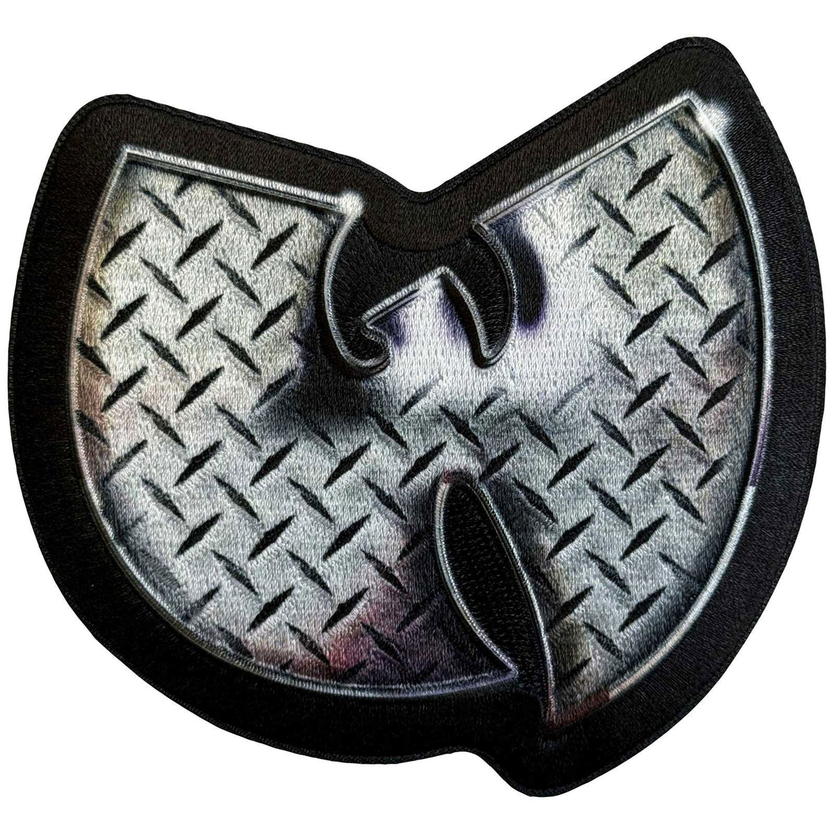 Wu Tang Clan Steel Logo Woven Patch Front