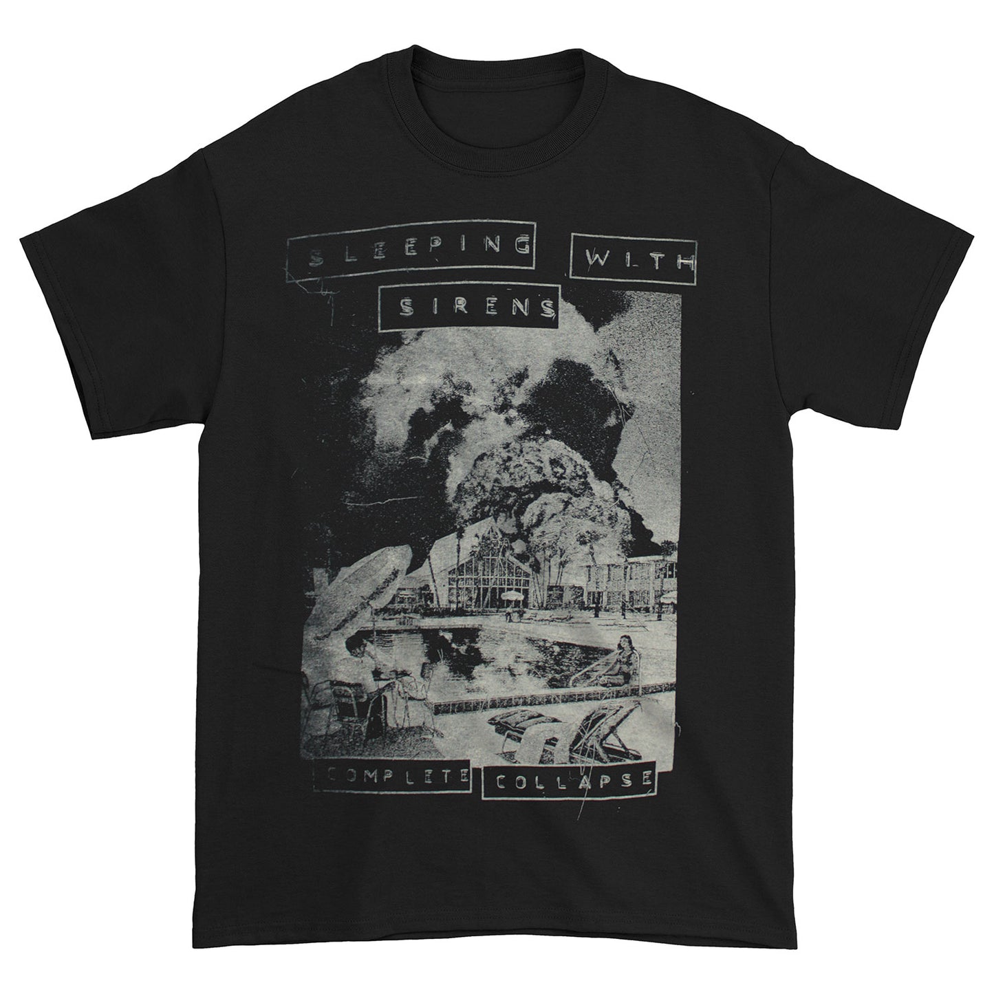 Sleeping With Sirens Complete Collapse T-shirt Front