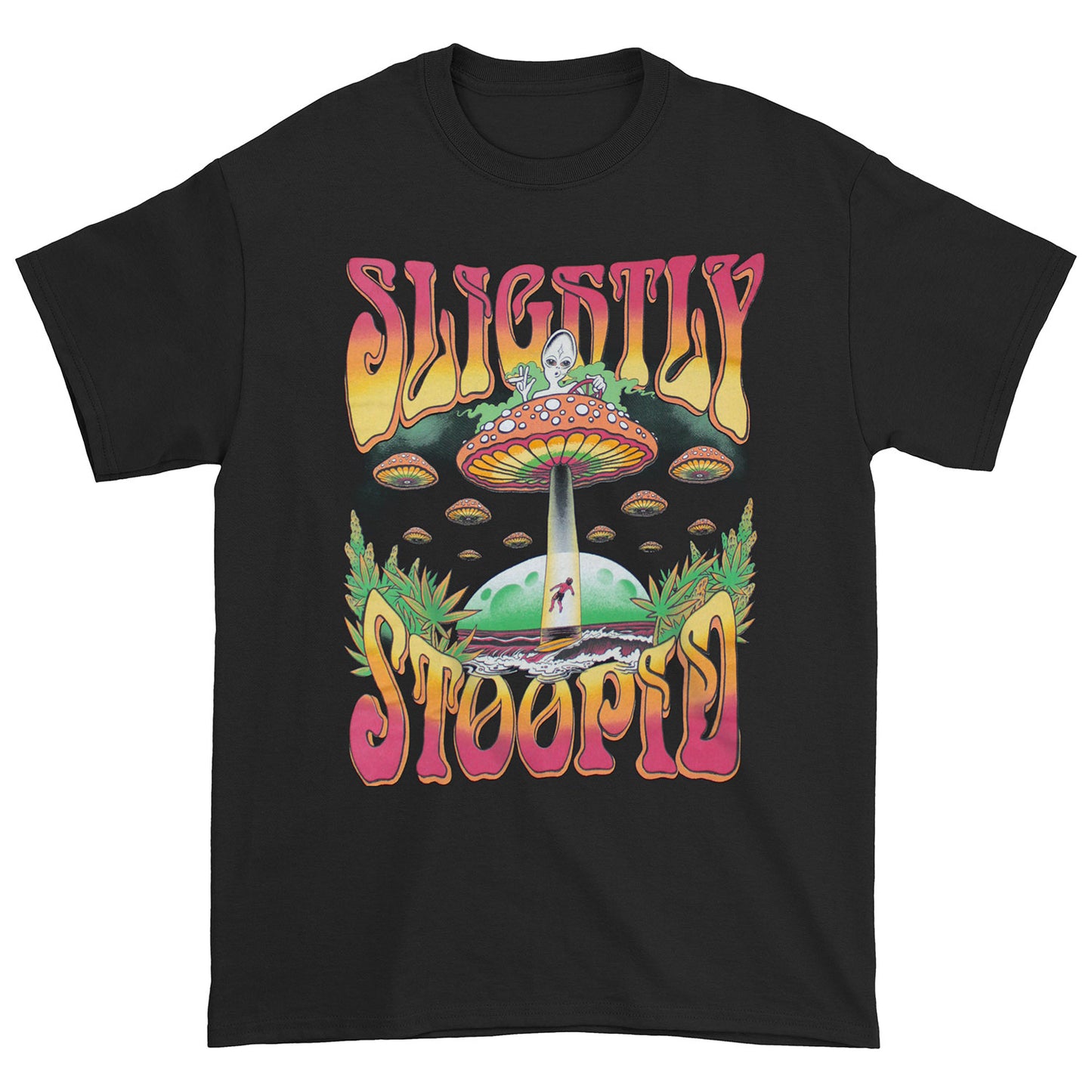 Slightly Stoopid Shroom Alien T-shirt Front