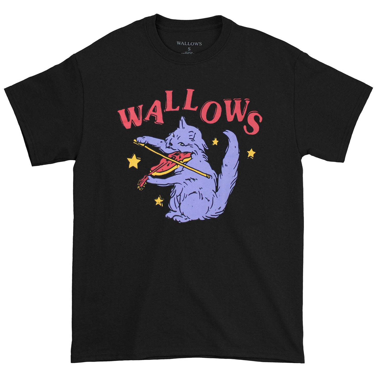 Wallows Cat Fiddle T-shirt Front