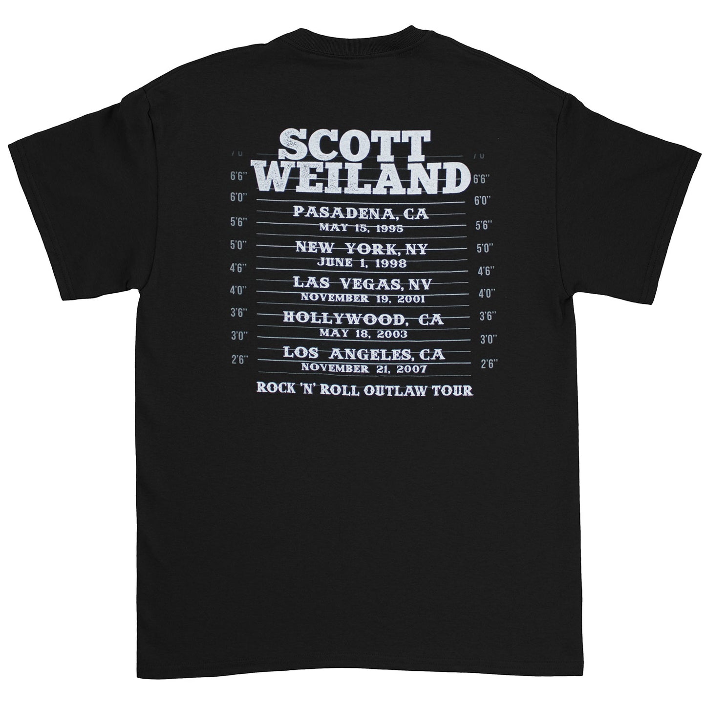 Scott Weiland Mugshot T-shirt