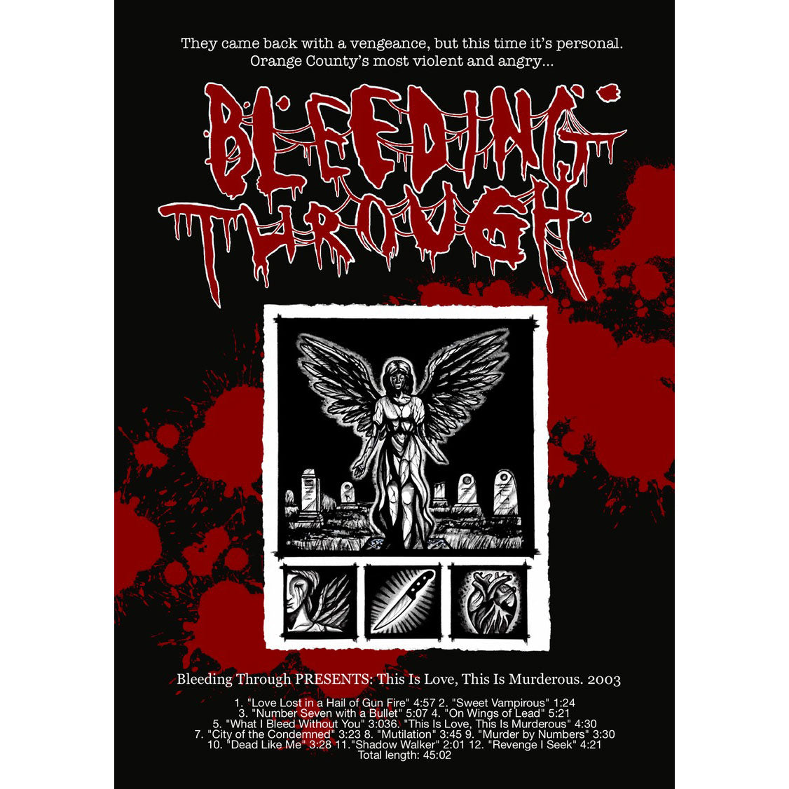 Bleeding Through This Is Love, This Is Murderous (Rockabilia Exclusive) Concert Promo Poster Front