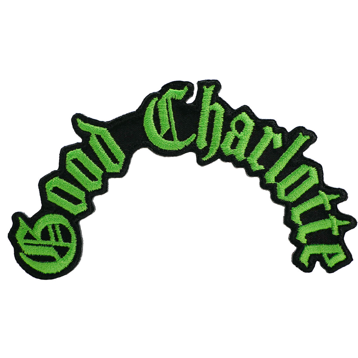 Good Charlotte Name Logo Embroidered Patch Front