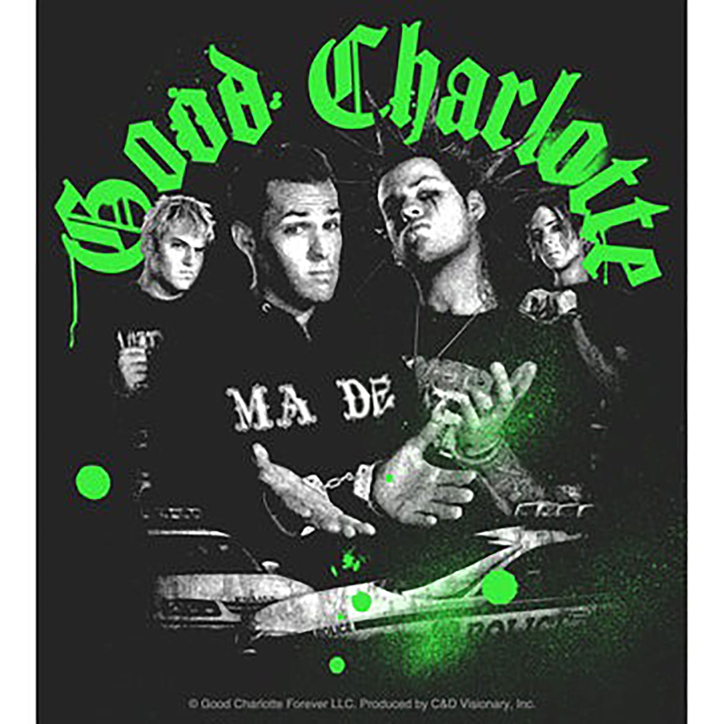 Good Charlotte Band Photo Sticker Front