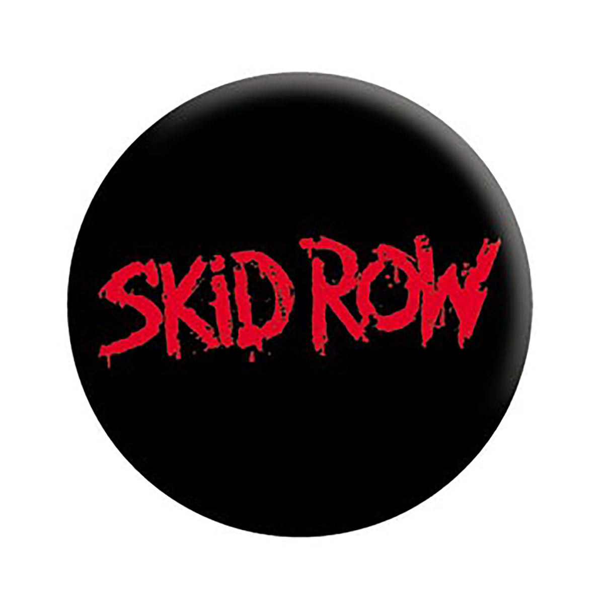 Skid Row Logo Button Front
