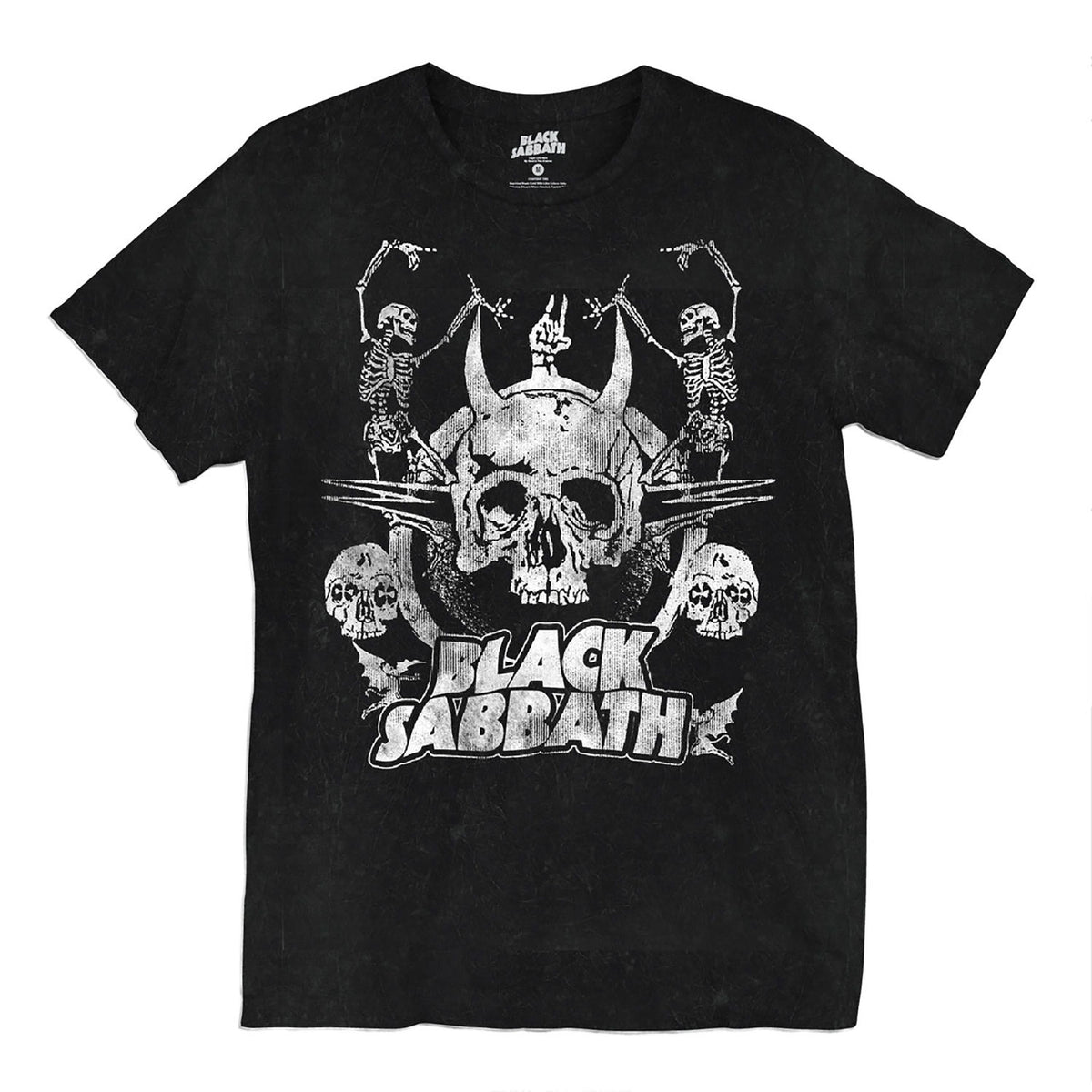 Black Sabbath Skeletons T-shirt Front