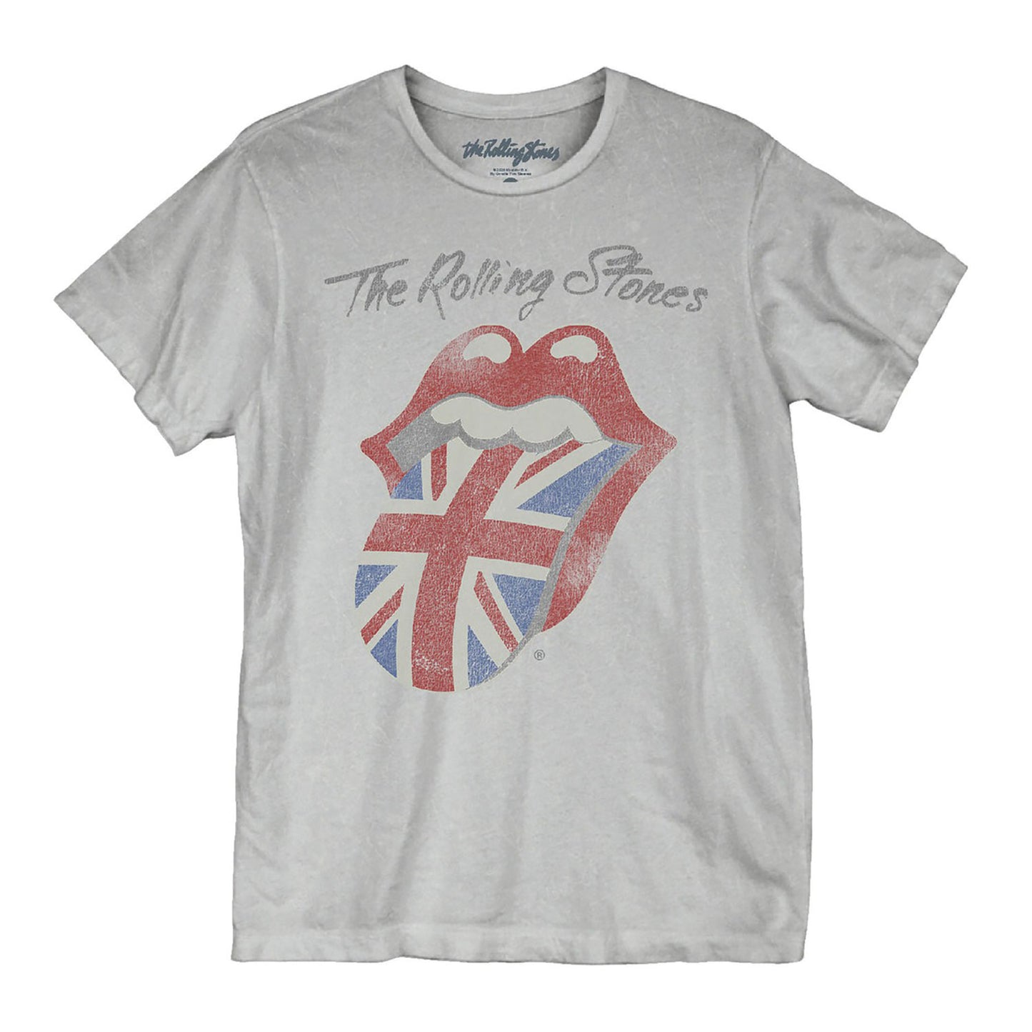 Rolling Stones The Rolling Stones UK Flag Mineral Wash Tee T-shirt