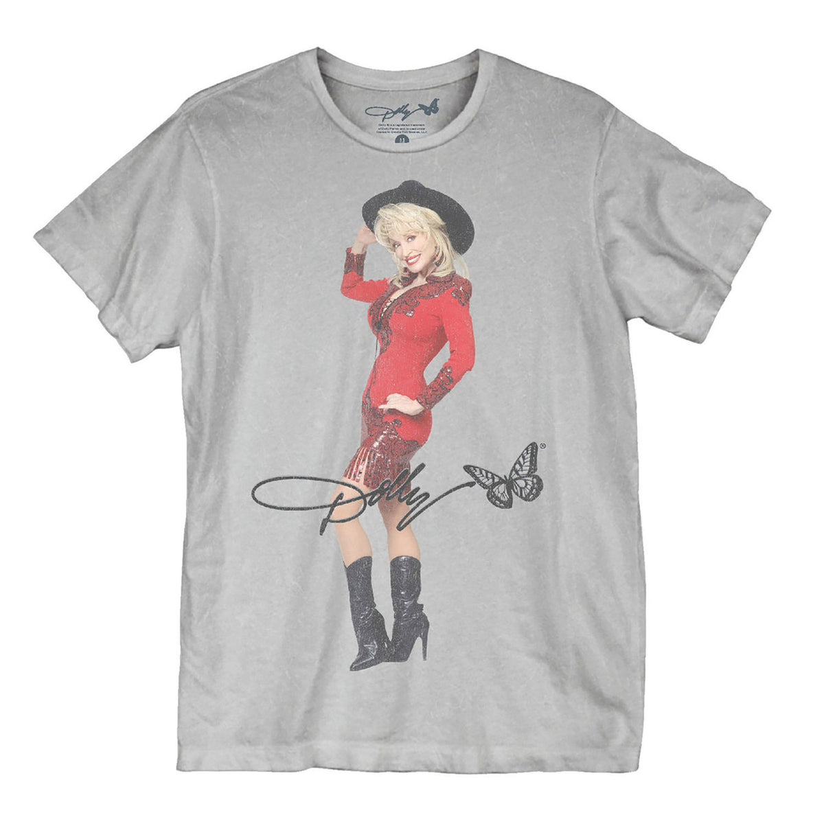 Dolly Parton Cowgirl Mineral Wash Tee T-shirt Front