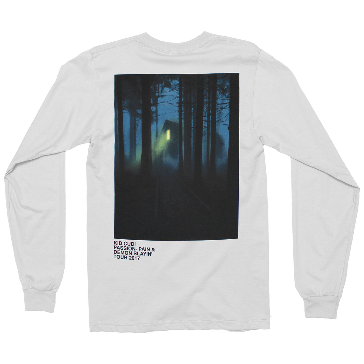 Kid Cudi Passion, Pain & Demon Slayin' Tour 2017 (Only 1 Available) Long Sleeve Back