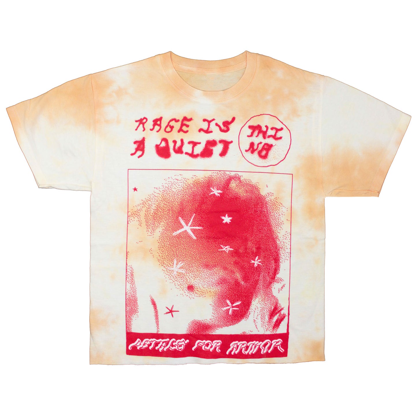 Hayley Williams Rage Is A Quiet Thing Custom Cropped Tee Tie Dye T-shirt Front