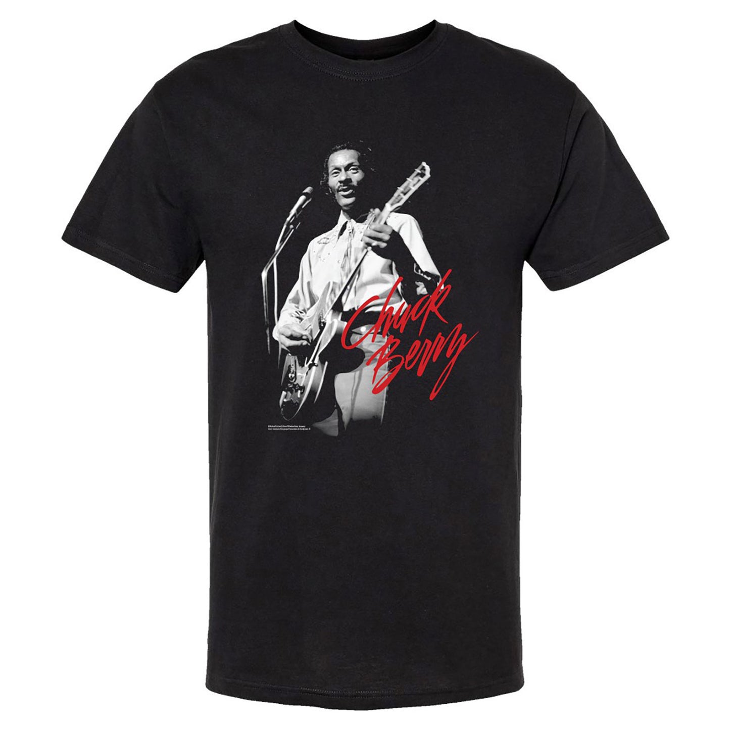 Chuck Berry Live Photo T-shirt Front