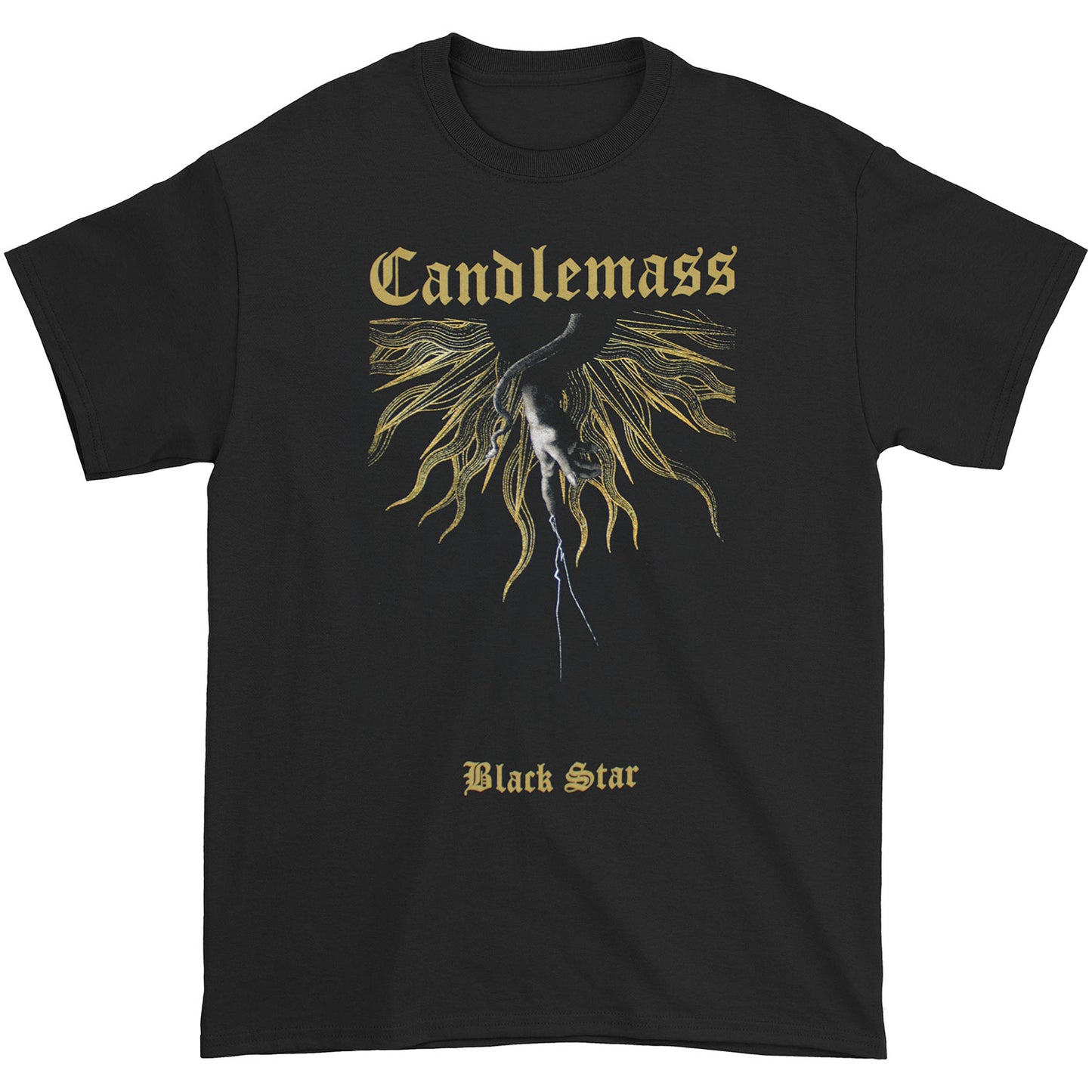 Candlemass Black Star T-shirt Front