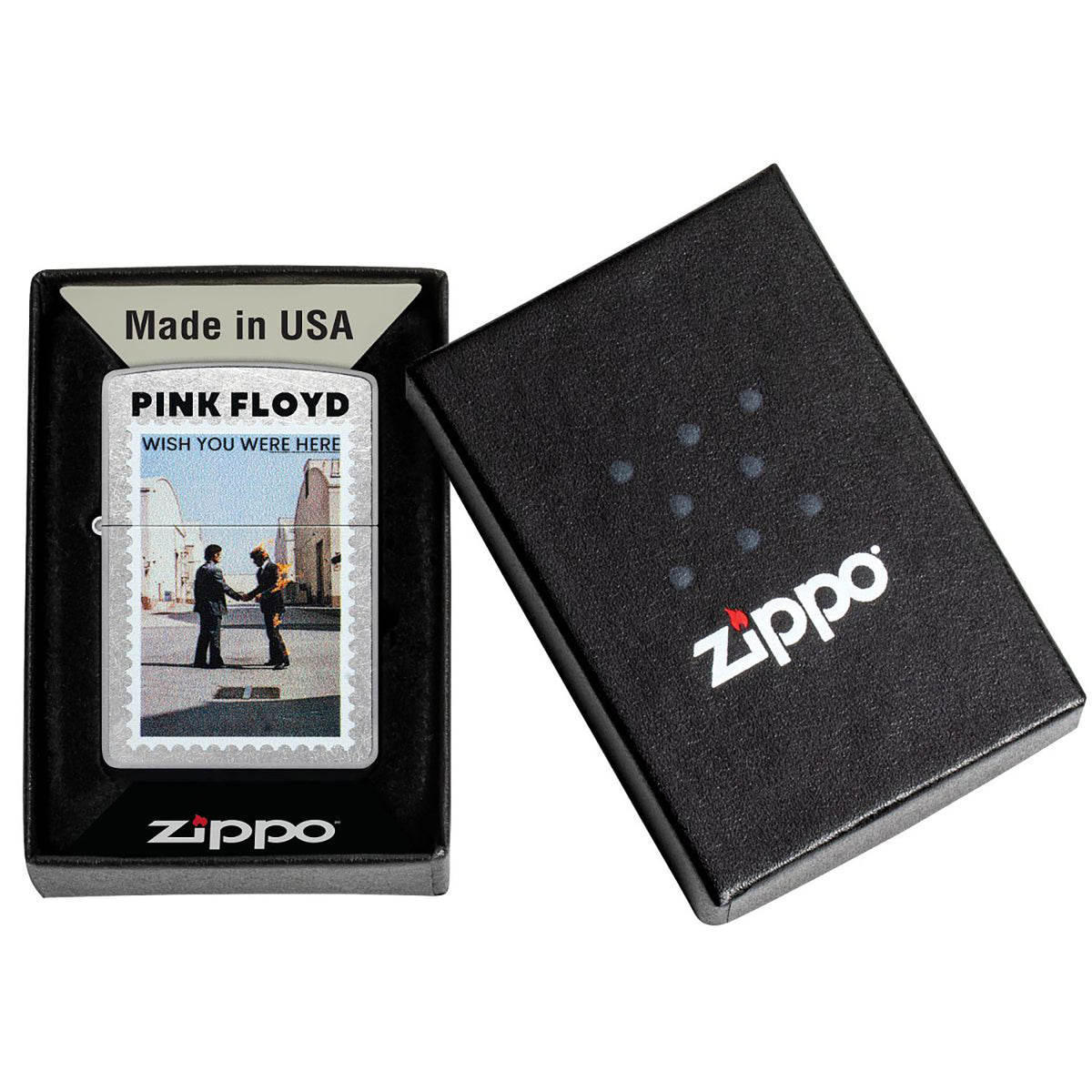 Pink Floyd Wish You Were Here Refillable Lighter Back