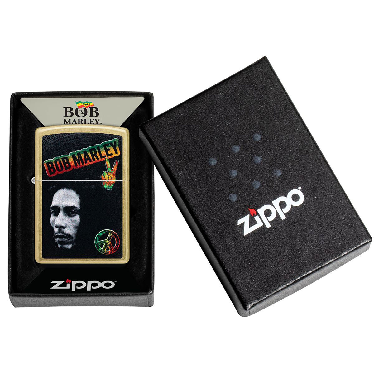 Bob Marley Peace Refillable Lighter Back