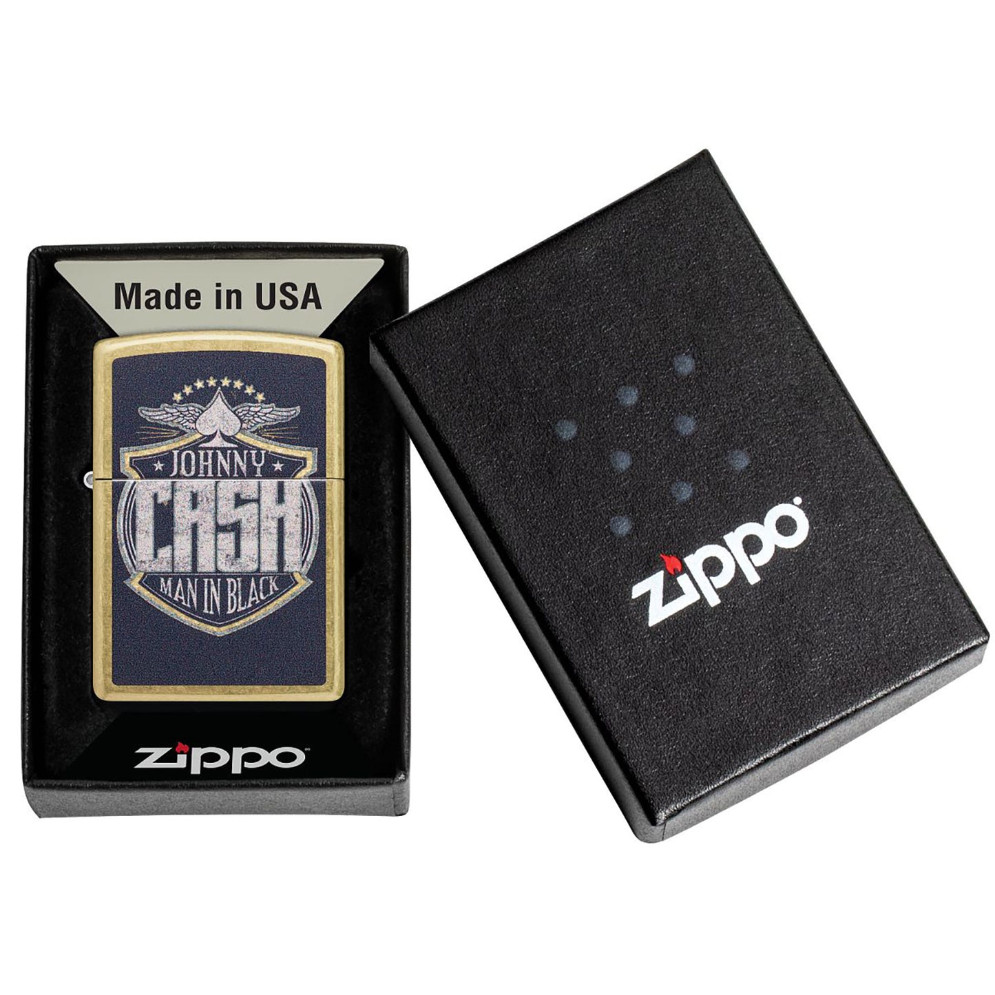Johnny Cash Man In Black Refillable Lighter