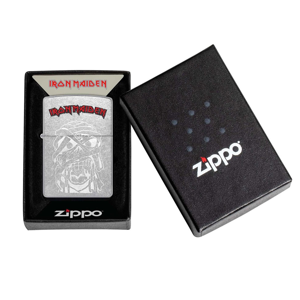 Iron Maiden Eddie Mummy Refillable Lighter Back