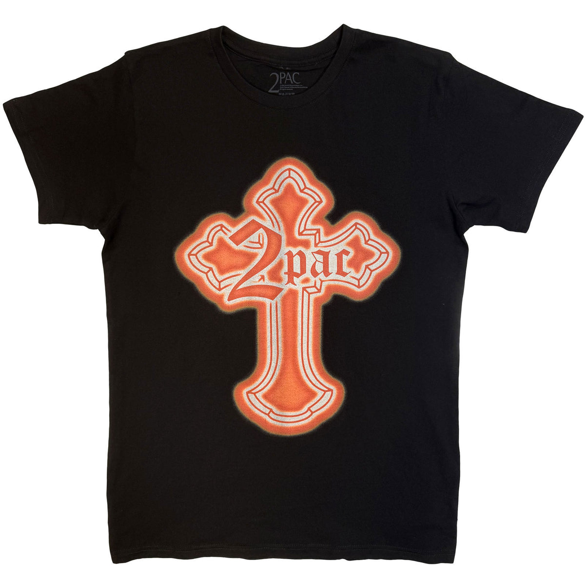 Tupac Halloween Cross T-shirt Front
