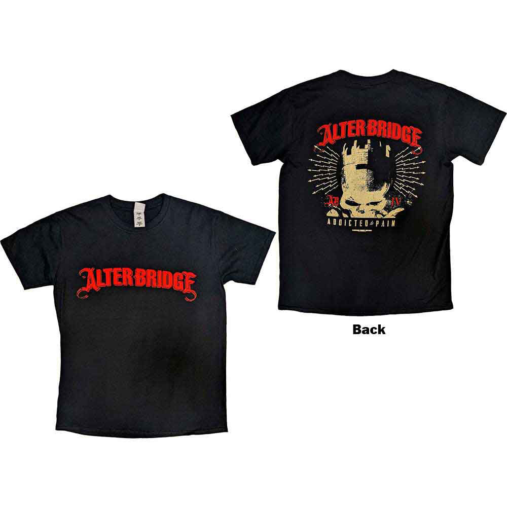 Alter Bridge Addicted To Pain T-shirt Front