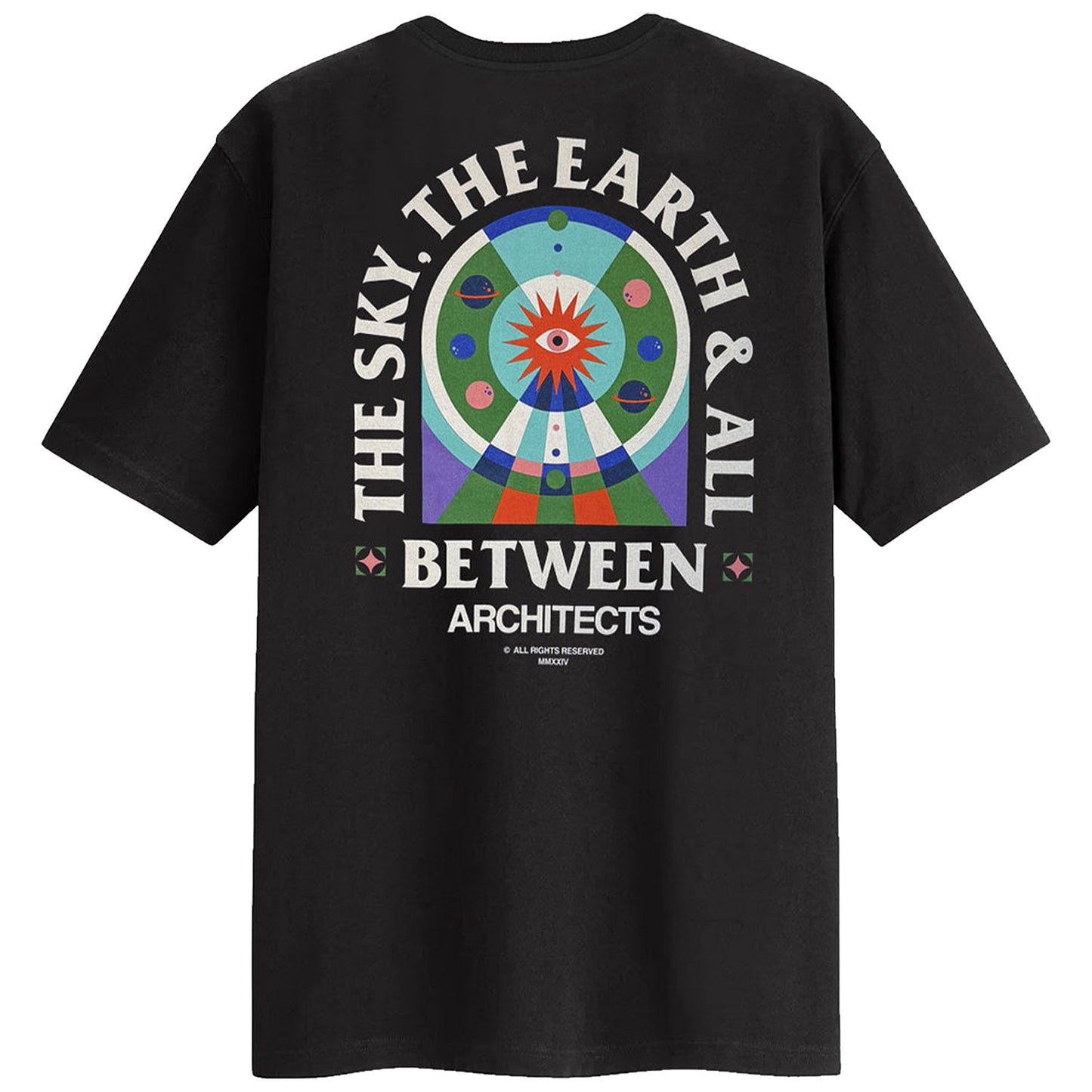 Architects Tste & Ab Solar System T-shirt Back