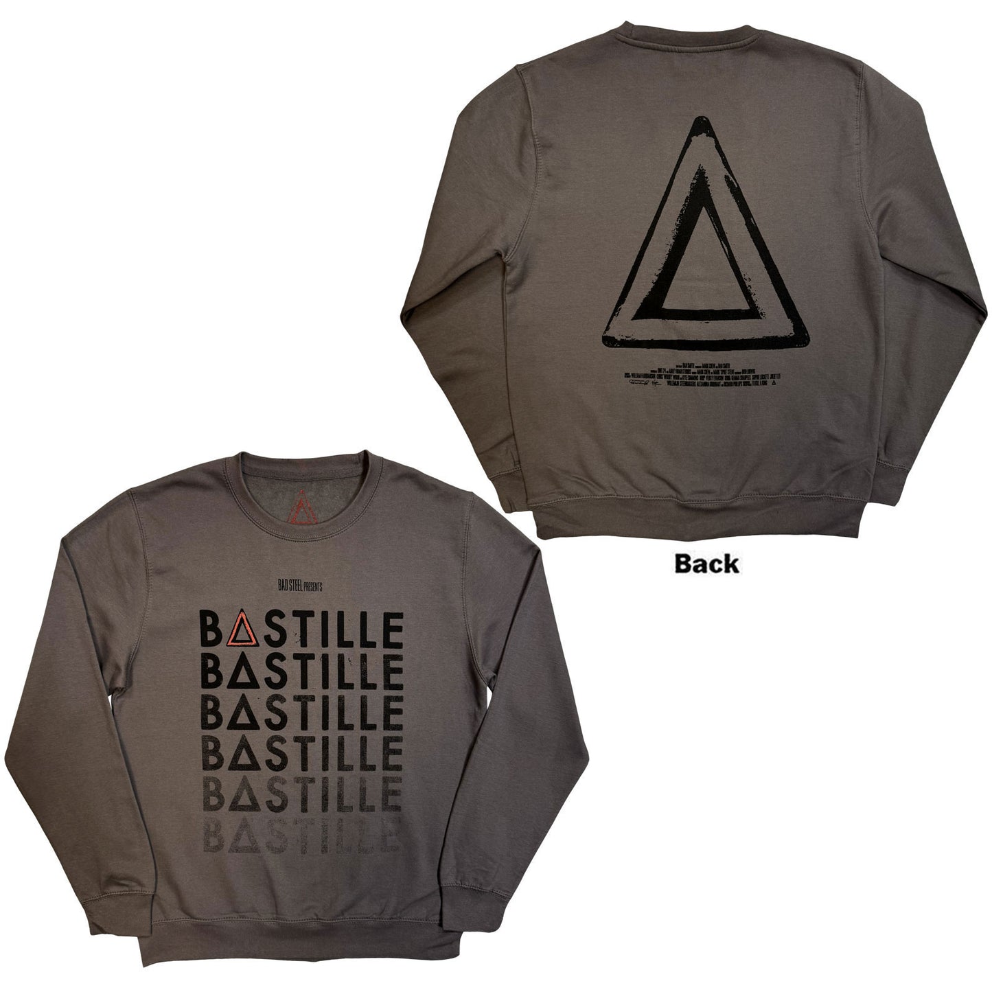 Bastille Repeat Logo Sweatshirt Front
